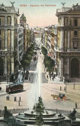 Rom, Italien, Via Nazionale